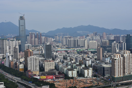 深圳 城中村 黄贝岭 深圳全景