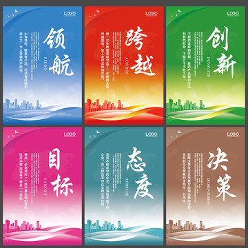 領(lǐng)航跨越創(chuàng)新目標態(tài)度決策展板