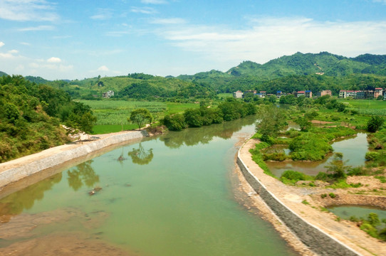 乡村河流风景