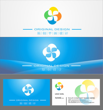 花朵多色通用LOGO圖標(biāo)