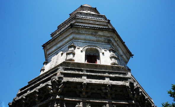 白塔寺 古庙 天津蓟县 建筑