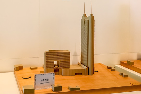 3D打印模型 深圳地王大夏