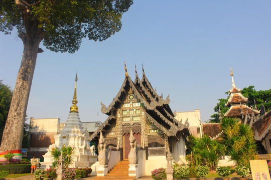 清迈大塔寺 泰式寺庙