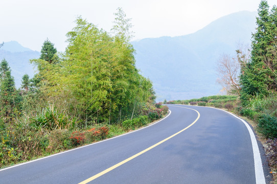 塔川公路秋色