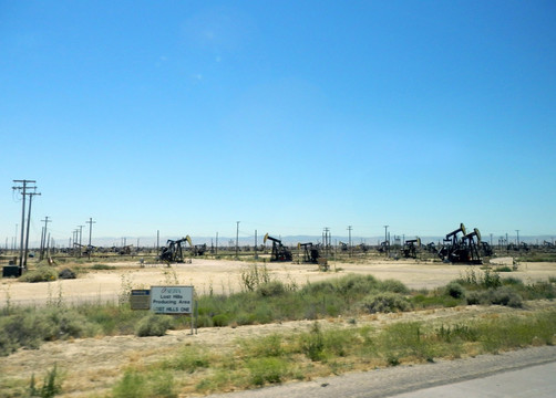 美国加州洛斯特希尔斯石油生产区