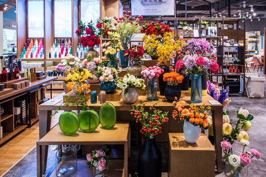 花店 花饰店 时尚花店