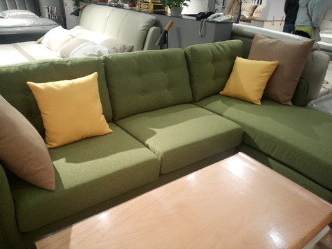 绿色主题沙发