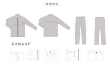 工作服模板