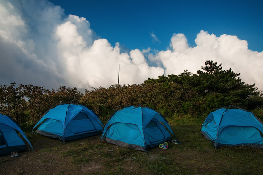 九宫山帐篷露营