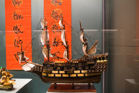越南古帆船模型