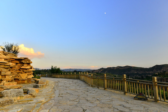 夕阳 黄昏 神牛广场