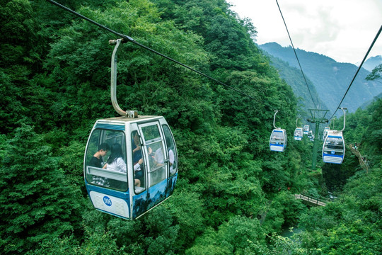 黑山谷观光索道