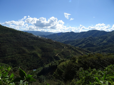 大山 绿山 山区 山岭 风景