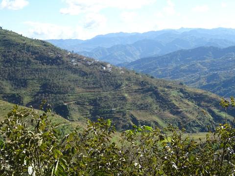 大山 绿山 山区 山岭 风景