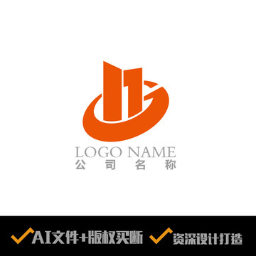 GN字母LOGO标志01