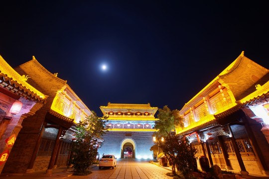青州古街夜景