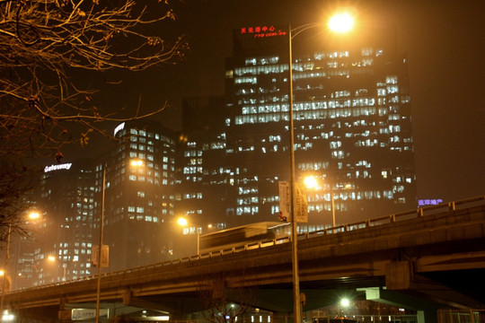 北京城市夜景