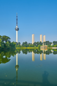 湖畔美景 滨湖风景画 高清大图