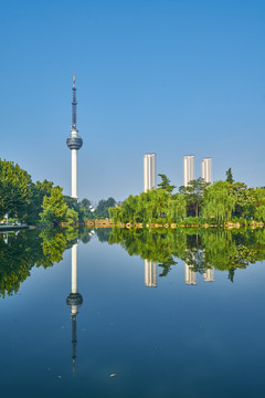 湖畔美景 滨湖风景画 高清大图