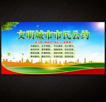 文明城市市民公約