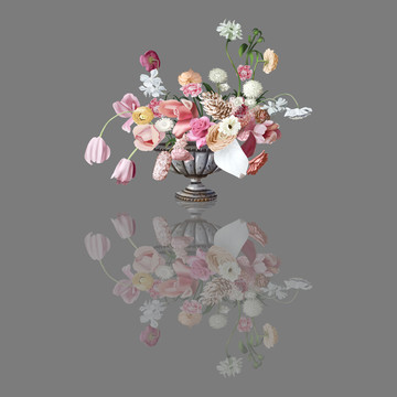 手繪桌花