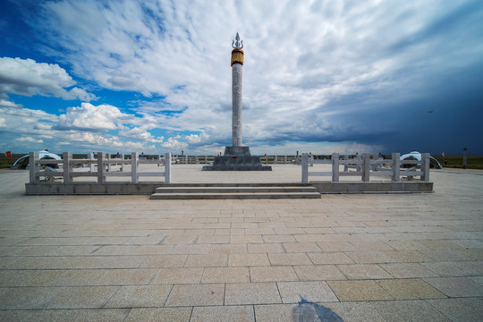 锡林河九曲湾风光