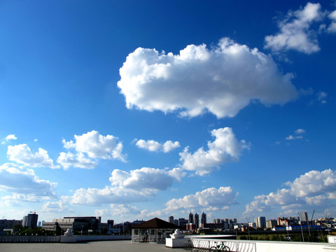 天空 云彩 蓝天 白云 云朵