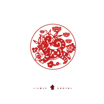 狗年剪紙
