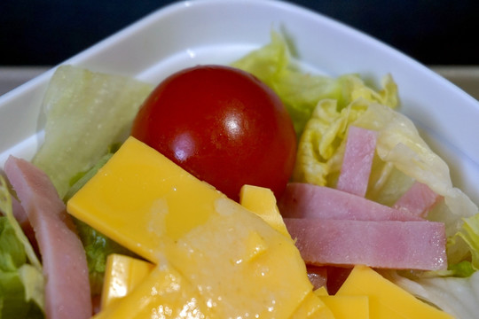 航空配餐 西式餐饮 蔬菜沙拉