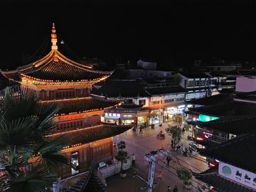 阁楼夜景