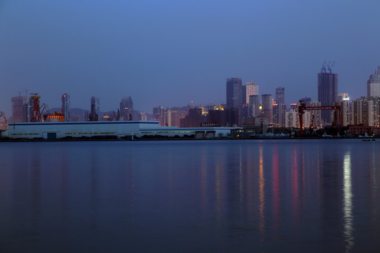 大连钻石湾夜景