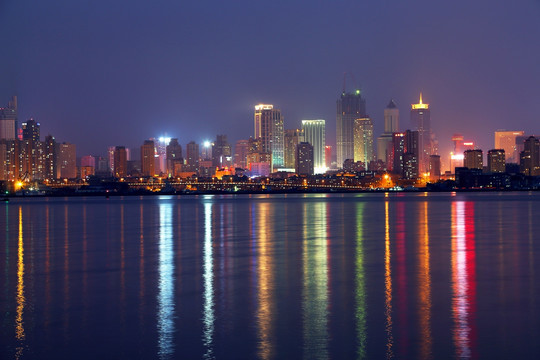 大连钻石湾夜景