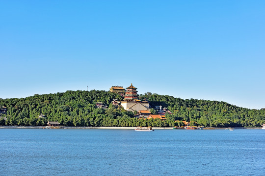 湖畔 湖景 湖水