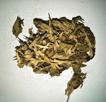 艾叶茶 散茶特写