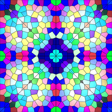彩色玻璃 教堂玻璃 萬花筒