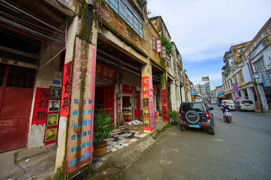 惠州水东街骑楼建筑风光