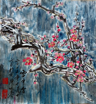國(guó)畫梅花