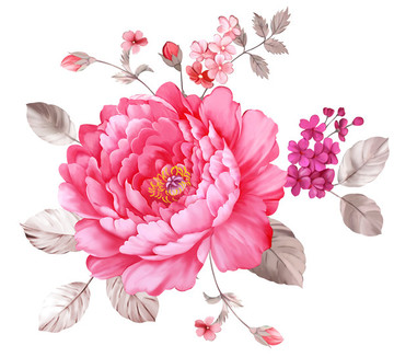 粉花