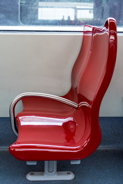 16号线红色座椅