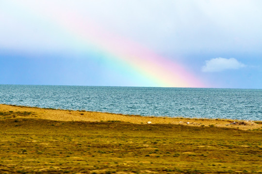 青海湖彩虹 （1）