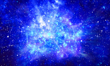 藍紫色星空吊頂