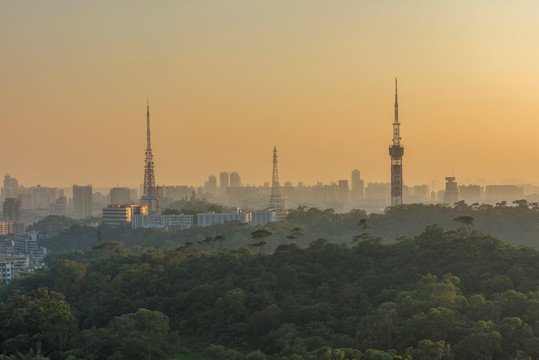 广州城市远眺