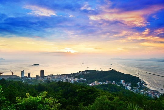 海岛日落