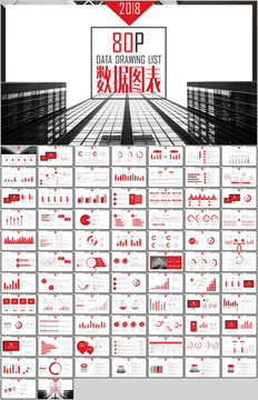 商务数据图表大全PPT模板