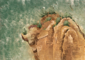 山水裝飾畫(huà)設(shè)計(jì) 無(wú)框畫(huà) 純手繪