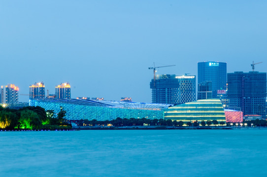 金鸡湖夜景