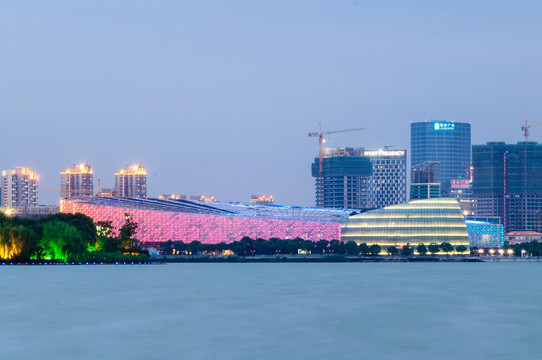 金鸡湖夜景