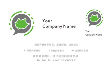 豪猪图案logo 动物logo