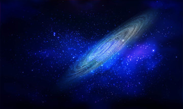 藍色星空背景
