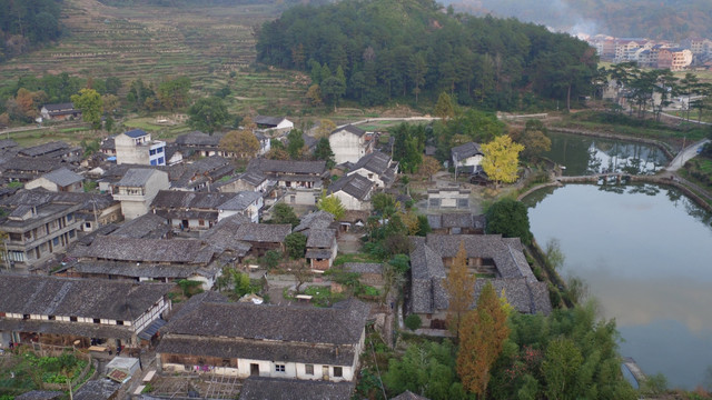 楠溪江屿北古村